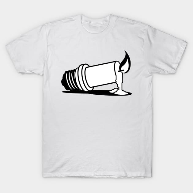 Candle light T-Shirt by Arqui